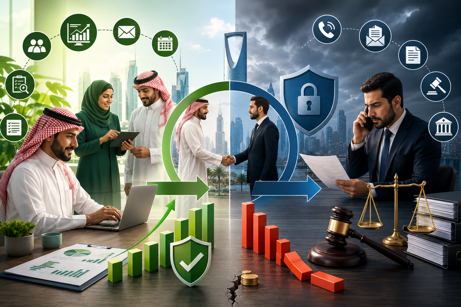 Receivables Management vs Debt Collection Saudi Arabia