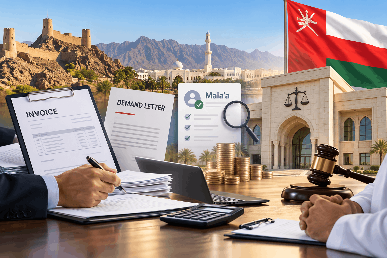 كيفية استرداد الفواتير غير المدفوعة في عمان: دليل خطوة بخطوة